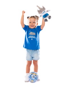 CAMISETA BEBÉ AZUL "SOÑANDO...