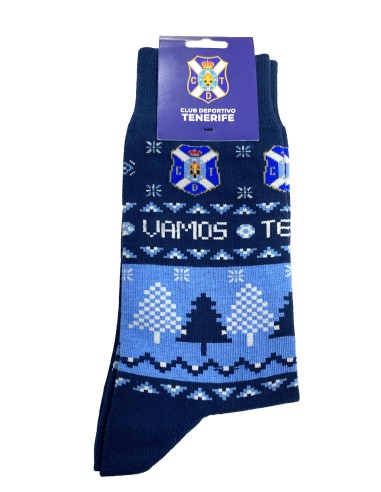 Calcetín navidad CD Tenerife talla 41-46