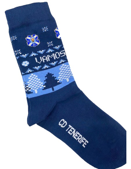 Calcetín navidad CD Tenerife talla 41-46