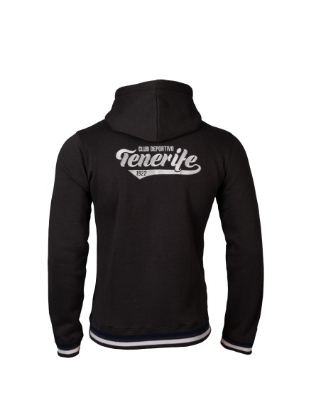 Hoddie abierta gris con capucha 