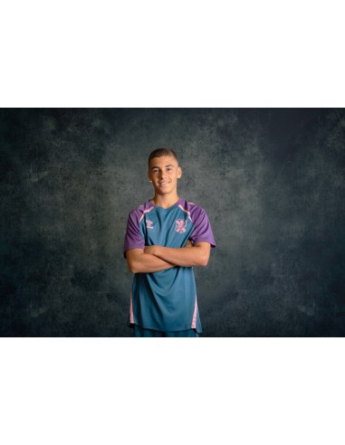 Camiseta entreno jugador infantil 25-26 azul T-152