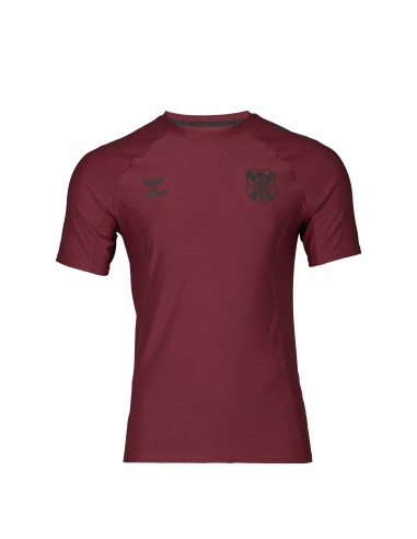 Camiseta paseo jugador 25-26 granate 