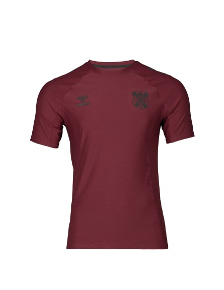 Camiseta paseo jugador 25-26 granate 
