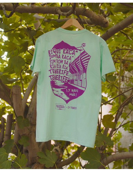 Camiseta "La Riqui raca" violeta-rosa T-XS