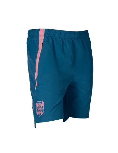 Pantalón corto entreno jugador azul 25-26