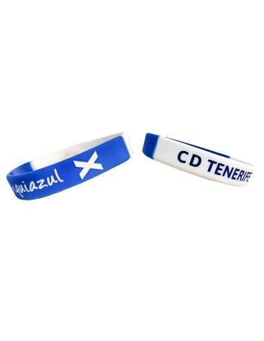 Pulsera bicolor adulto SoyBlanquiazul 25_26