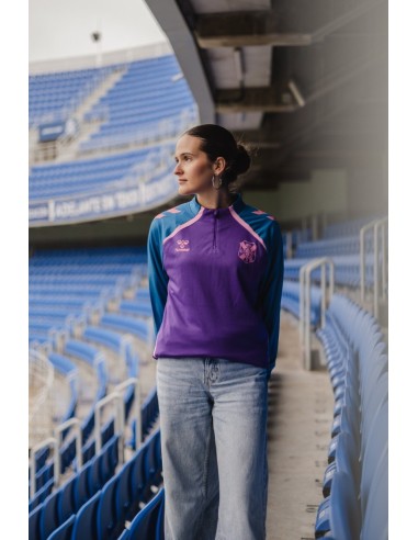 Sudadera entreno portero violeta...