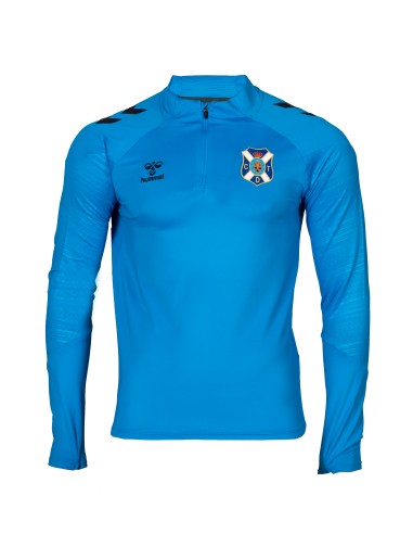 Sudadera entreno azul jugador talla 164