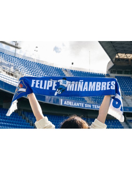 Bufanda leyendas "Felipe M."