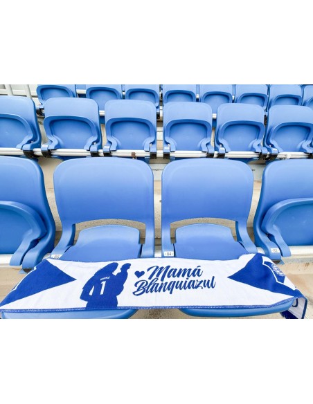 Bufanda " Mamá blanquiazul escudo"