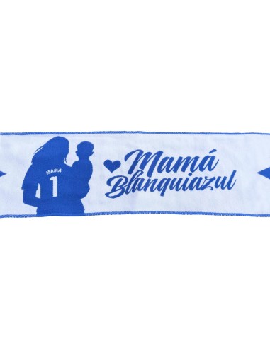 Bufanda " Mamá blanquiazul escudo"