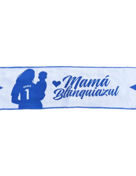 Bufanda " Mamá blanquiazul escudo"