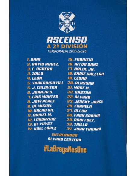 CASUAL CAMISETA AZUL ASCENSO 2026 T.3XL