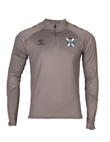Sudadera entreno gris técnico...