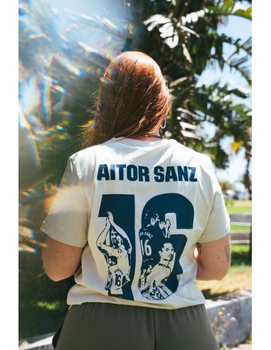 Camiseta eterno capitán beige/navy