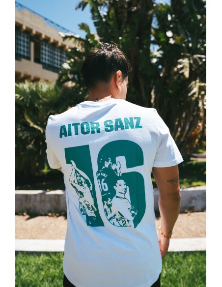 Camiseta eterno capitán blanco/verde