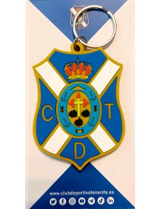 Llavero goma escudo CDT