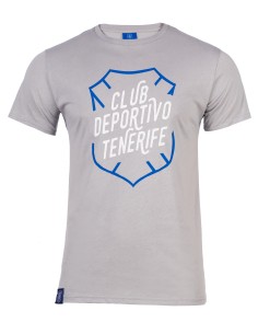 Camiseta gris escudo adulto