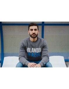 Sudadera blanquiazul adulto