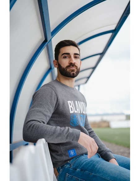 Sudadera blanquiazul adulto