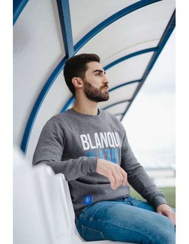 Sudadera blanquiazul adulto Sudadera blanquiazul adulto
