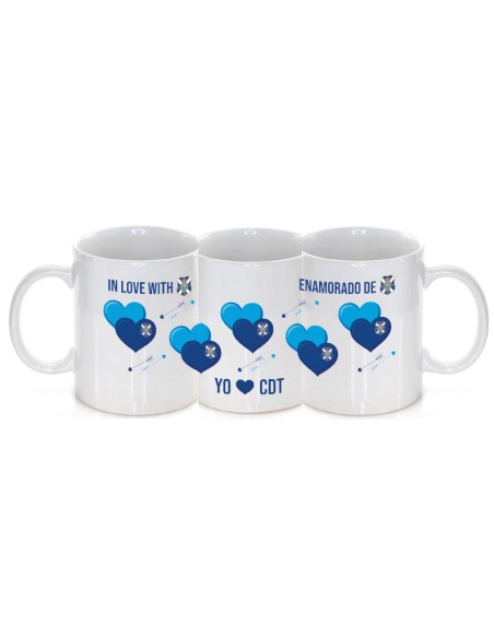 Taza "Enamorado de CD Tenerife"