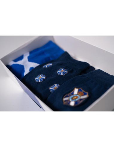 Calcetín escudo bordado CDT navy