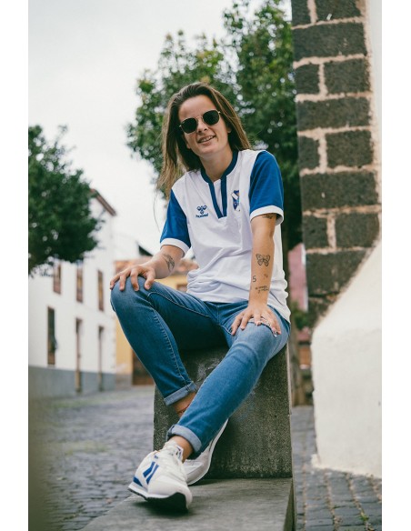 Camiseta fan retro bicolor