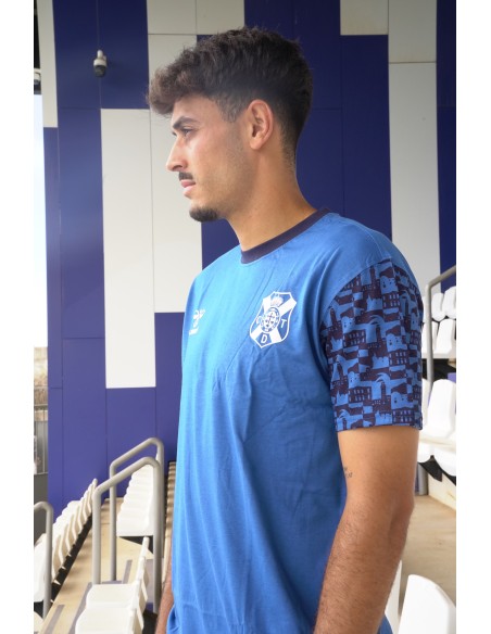 Camiseta paseo azul jugador talla XL 24-25