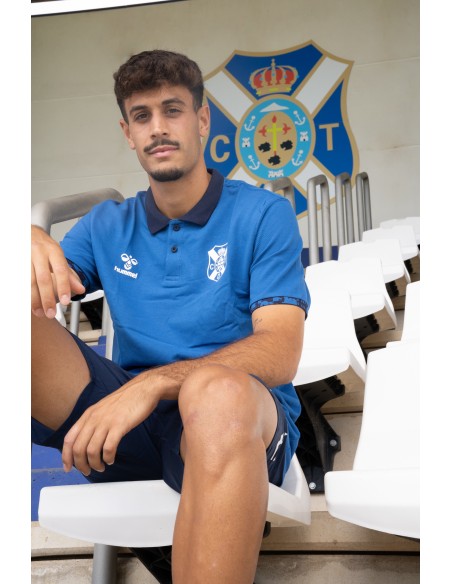 Polo paseo azul jugador talla XL