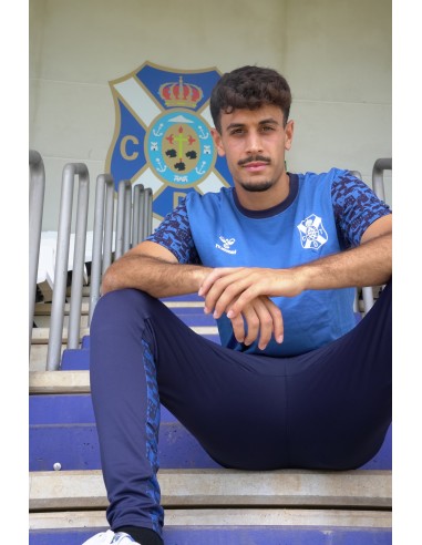 Pantalón paseo jugador azul talla S