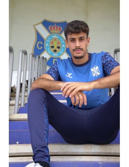 Pantalón paseo jugador azul talla S