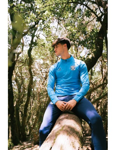 Sudadera entreno azul jugador